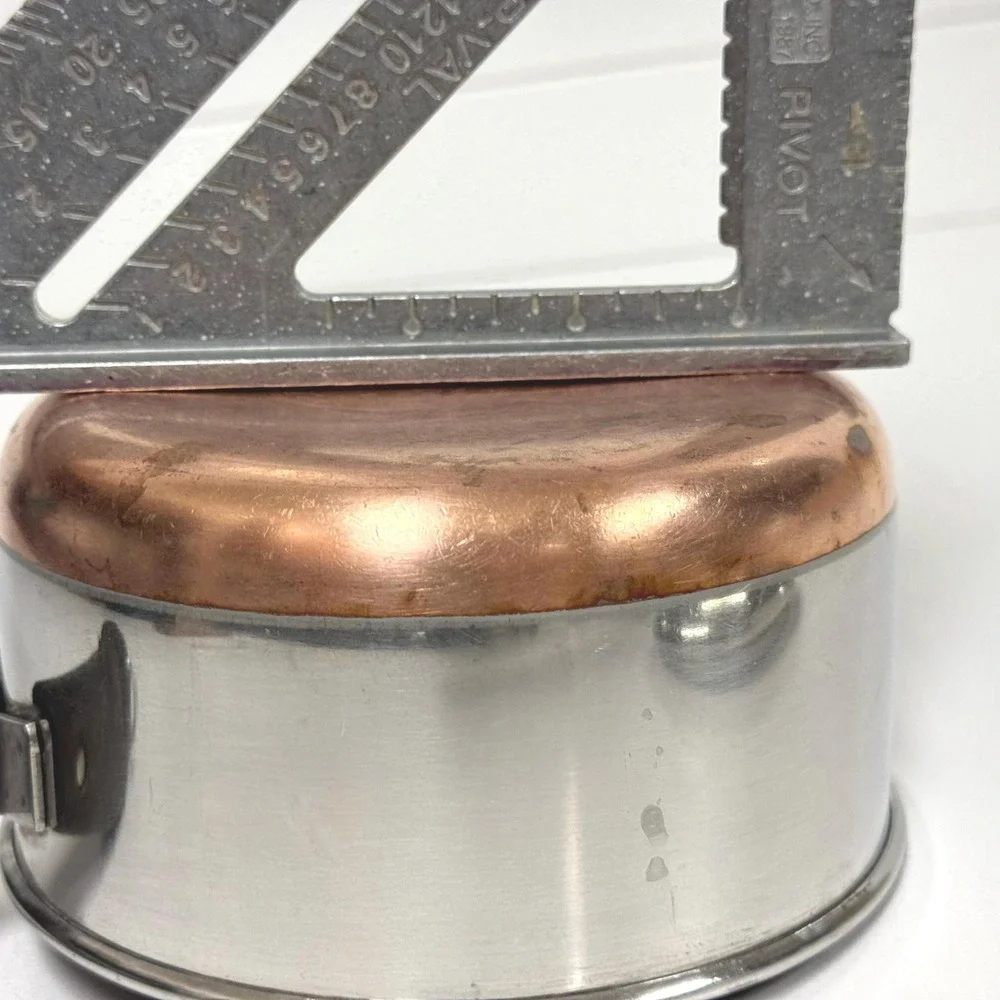 Vintage Revere Ware Copper Bottom 3 Quart Pot
